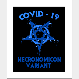 Covid 19 The Necronomicon Variant Posters and Art